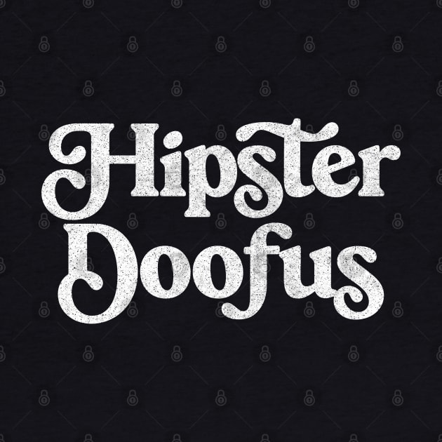 Hipster Doofus / Faded Style Jazz Lover Design by DankFutura